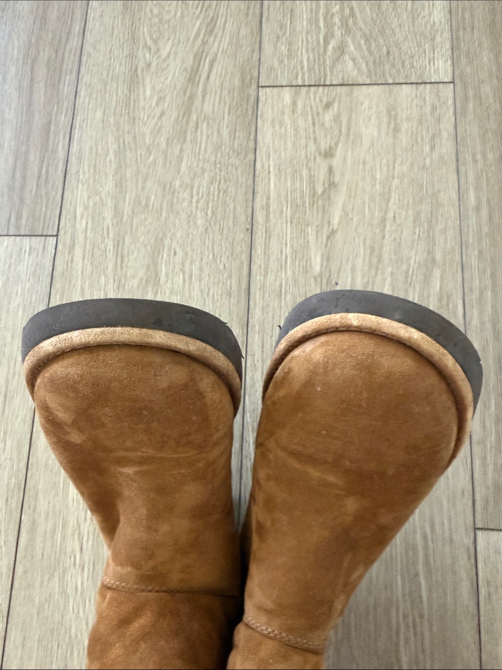 Ugg classic mini Abree Bruno chestnut boots size US 7 - Picture 4 of 11